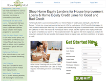 Tablet Screenshot of homeequitymart.com